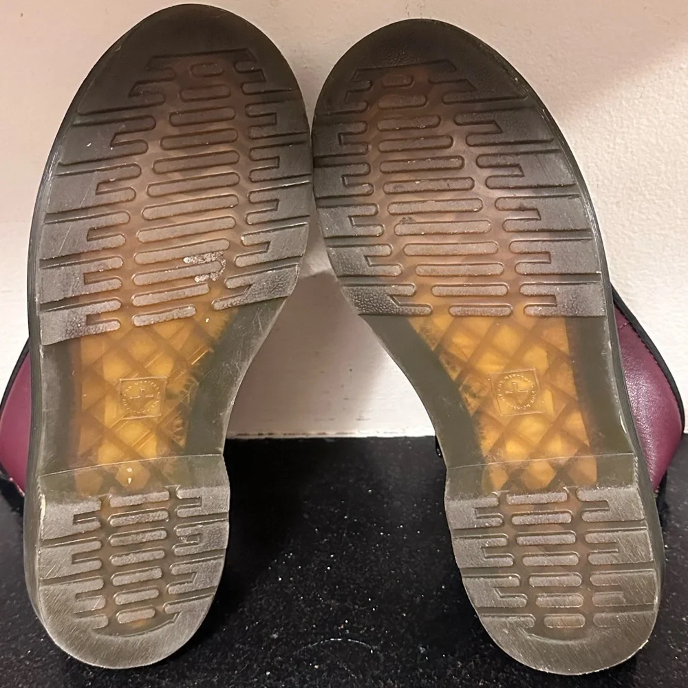 Dr Martens Youth ankle boots Burgundy Sz 4